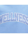 Wellness Crew Neck Cotton Sweatshirt Light Blue - SPORTY & RICH - BALAAN 5