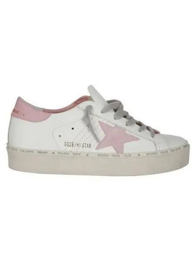 Women's Hi Star Leather Low Top Sneakers White - GOLDEN GOOSE - BALAAN 2