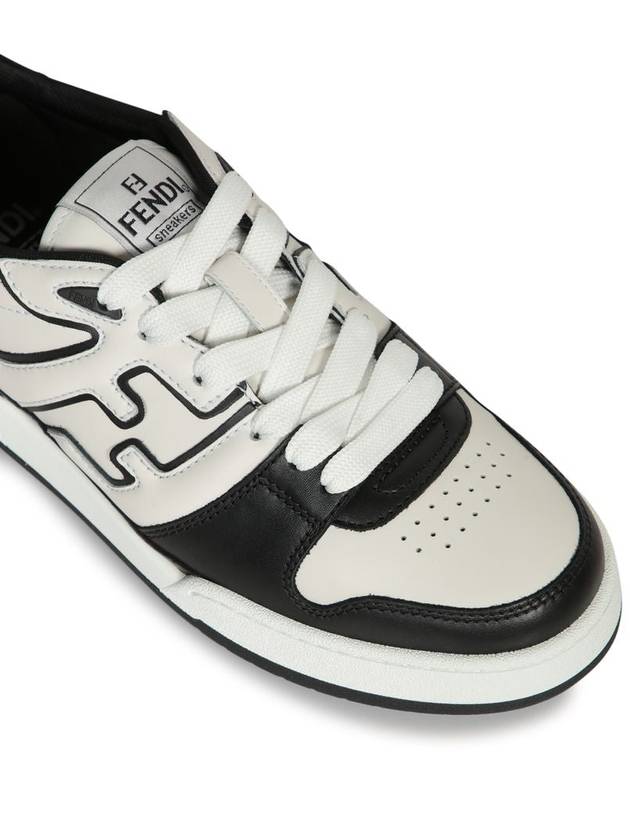 Match Low Top Sneakers Black - FENDI - BALAAN 5