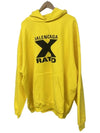 Logo Print Hoodie Yellow - BALENCIAGA - BALAAN 3