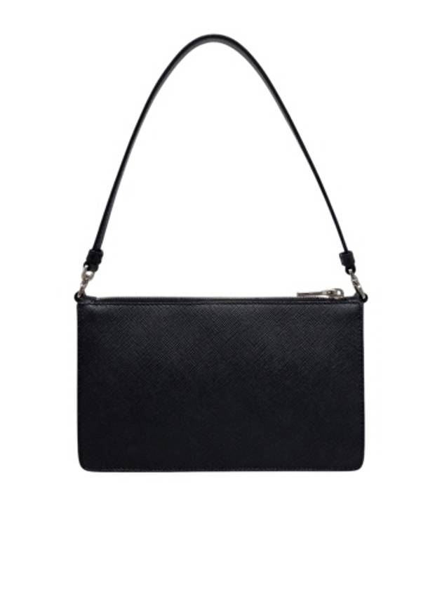 1BC155 Black Saffiano Mini Shoulder Bag - PRADA - BALAAN 2