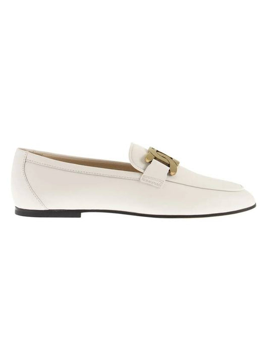 Kate Leather Loafers White - TOD'S - BALAAN 1