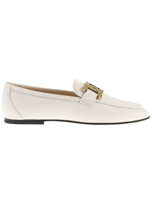Kate Leather Loafers White - TOD'S - BALAAN 1
