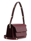 Saffiano Trunk Medium Shoulder Bag Burgundy - MARNI - BALAAN 2