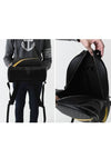 Diagonal FF Fabric Backpack Black - FENDI - BALAAN 7