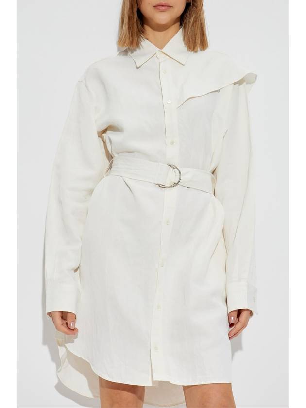 JW Anderson Dress With Belt, Women's, Cream - JW ANDERSON - BALAAN 3