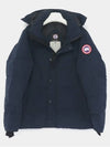 Wyndham Logo Patch Padding Navy - CANADA GOOSE - BALAAN 4