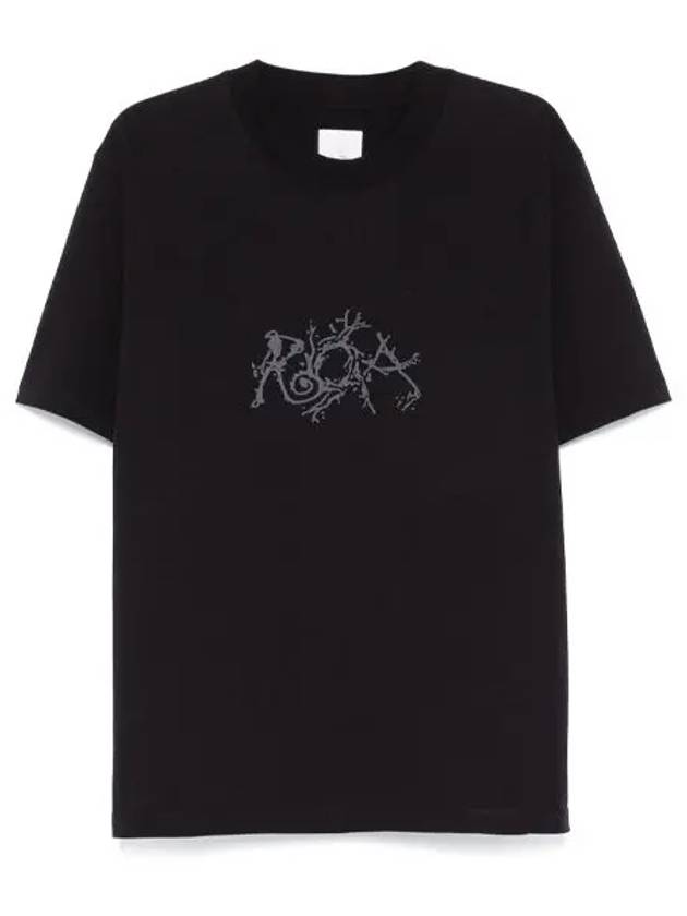 Logo graphic boxy short sleeve t shirt RBMW0253JY21 BLK0001 - ROA - BALAAN 2