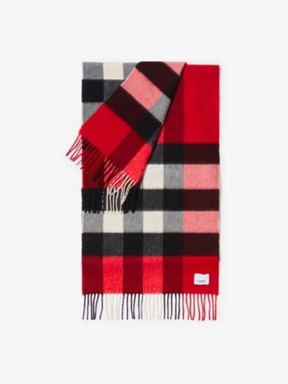 Vintage Check Cashmere Muffler Red - BURBERRY - BALAAN 2