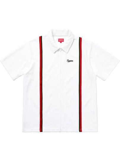 Velor Warm Up White Shirt Velor Warm Up white - SUPREME - BALAAN 2