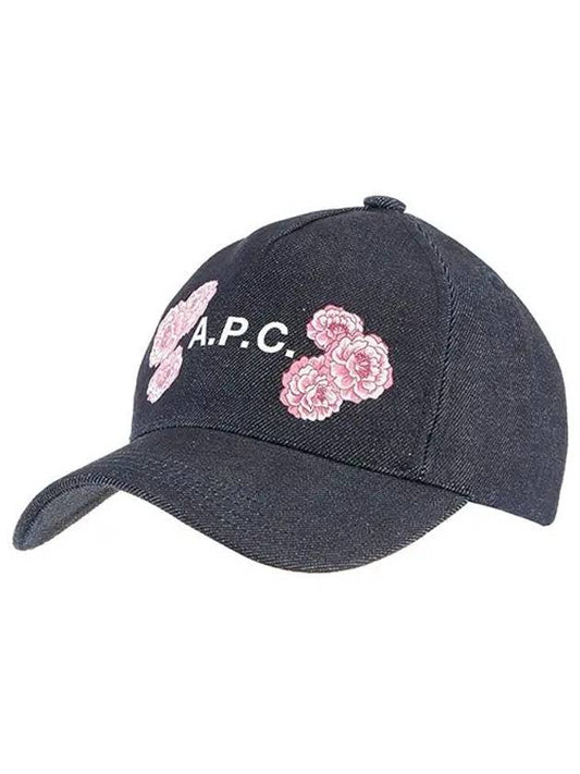 Eden Flower Denim Ball Cap Indigo - A.P.C. - BALAAN 2