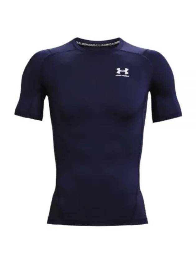 Men's Heart Gear Compression Short Sleeve T-Shirt Navy - UNDER ARMOUR - BALAAN 2