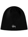 Basic skull cap beanie black 1321085 - STUSSY - BALAAN 1