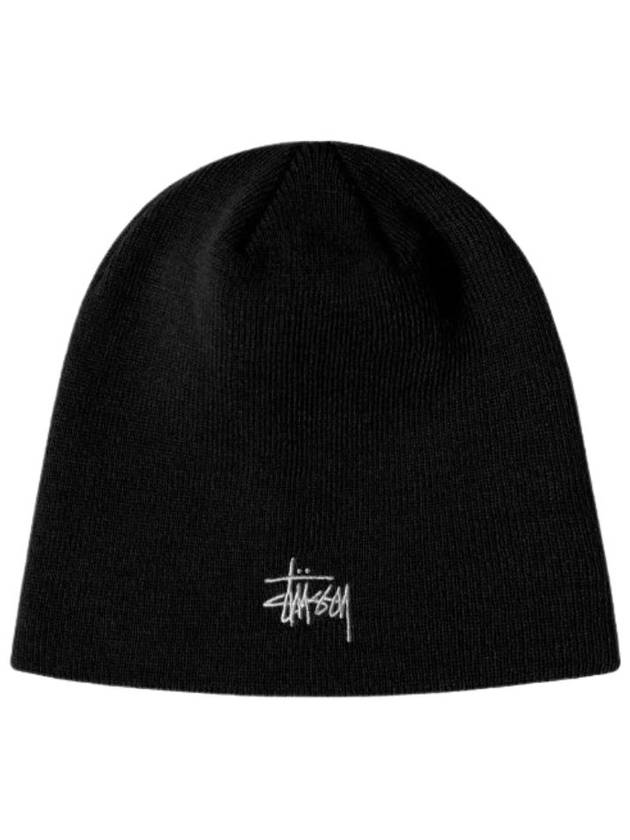 Basic skull cap beanie black 1321085 - STUSSY - BALAAN 1