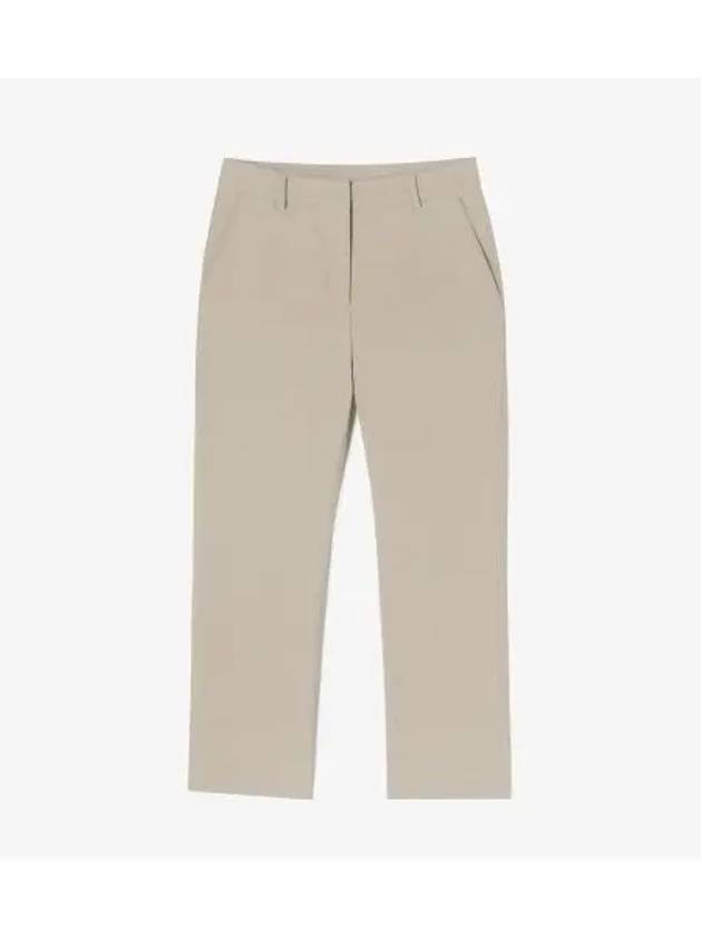 Women s semi bootcut slacks light beige - LACOSTE - BALAAN 1