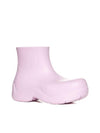 Puddle Rubber Ankle Rain Boots Pink - BOTTEGA VENETA - BALAAN 3