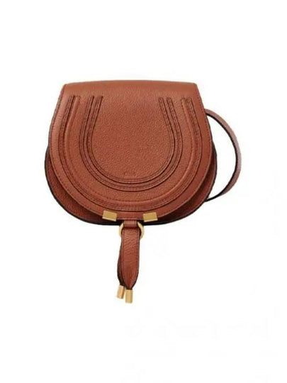 Marcie Saddle Small Grained Leather Cross Bag Tan - CHLOE - BALAAN 2