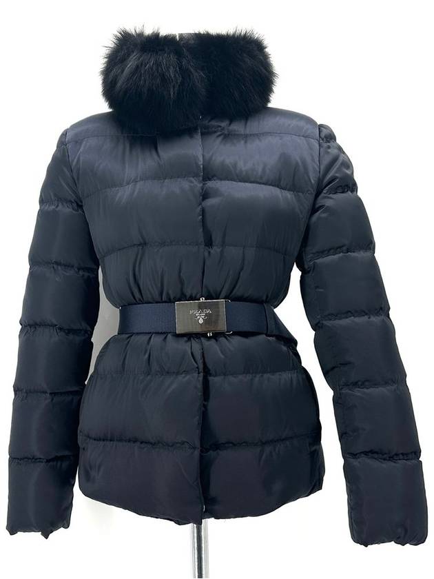 Belt fur short women s padded jumper - PRADA - BALAAN 1