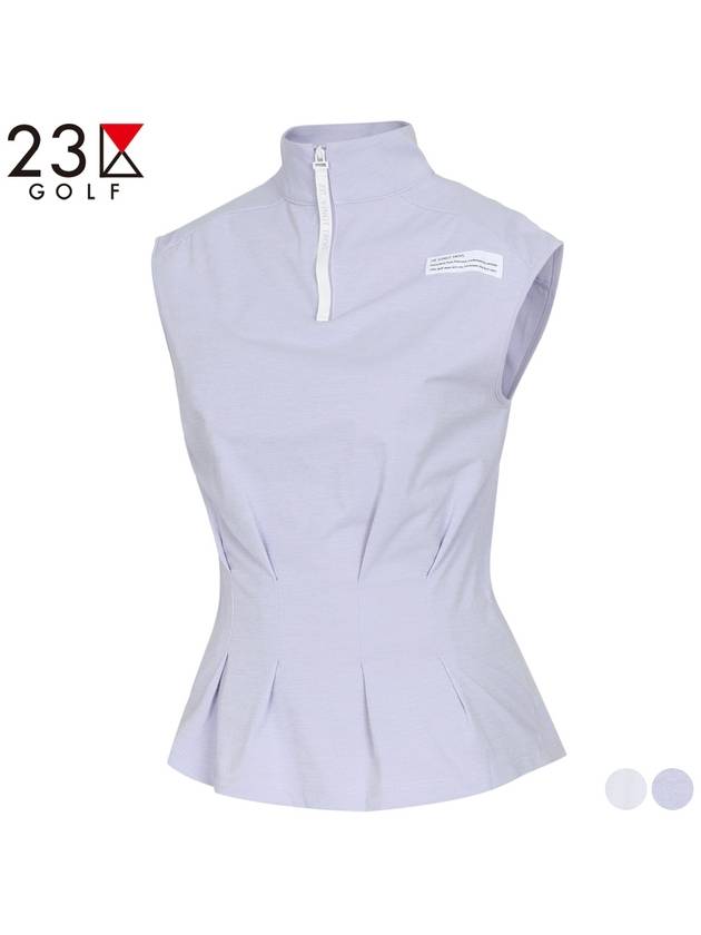 Golf Half Neck Zipper T-shirt EM2LTL036 - 23KU - BALAAN 1