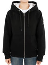 Classic Bunny 2 Zip Up Hoodie White Lining Black - MOOSE KNUCKLES - BALAAN 2