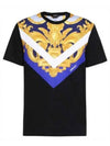 Barocco 660 Short Sleeve T-Shirt Black - VERSACE - BALAAN 2