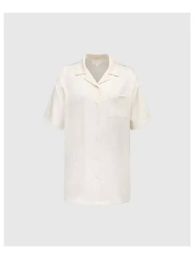 TRAVISMATHEW Women s Satin Shirt Ivory - TRAVIS SCOTT - BALAAN 1