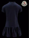 Kids Polo Shirt Dress One Piece Deep Navy 8I00011 8496F 773 8A 10A - MONCLER - BALAAN 3