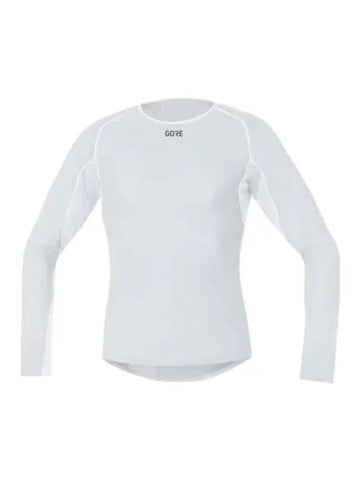 GOREWEAR M Base Layer Windstopper Thermo Long Sleeve White Men s Windproof Brushed - GOGORR - BALAAN 1