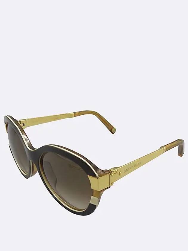 Z0487E Brown Petit Soupcorn Cat s Eye Sunglasses - LOUIS VUITTON - BALAAN 3