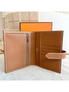 Bean half wallet camel gold silver plate - HERMES - BALAAN 4