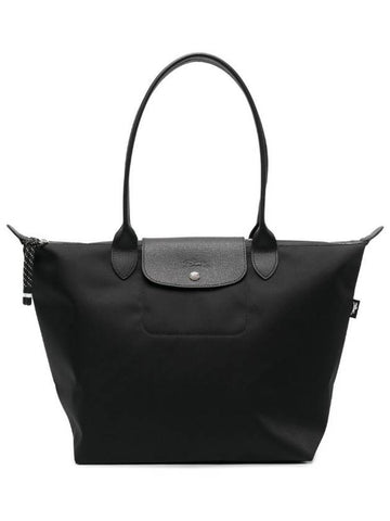 Le Pliage Energy Large Shoulder Bag Tote Black - LONGCHAMP - BALAAN 1