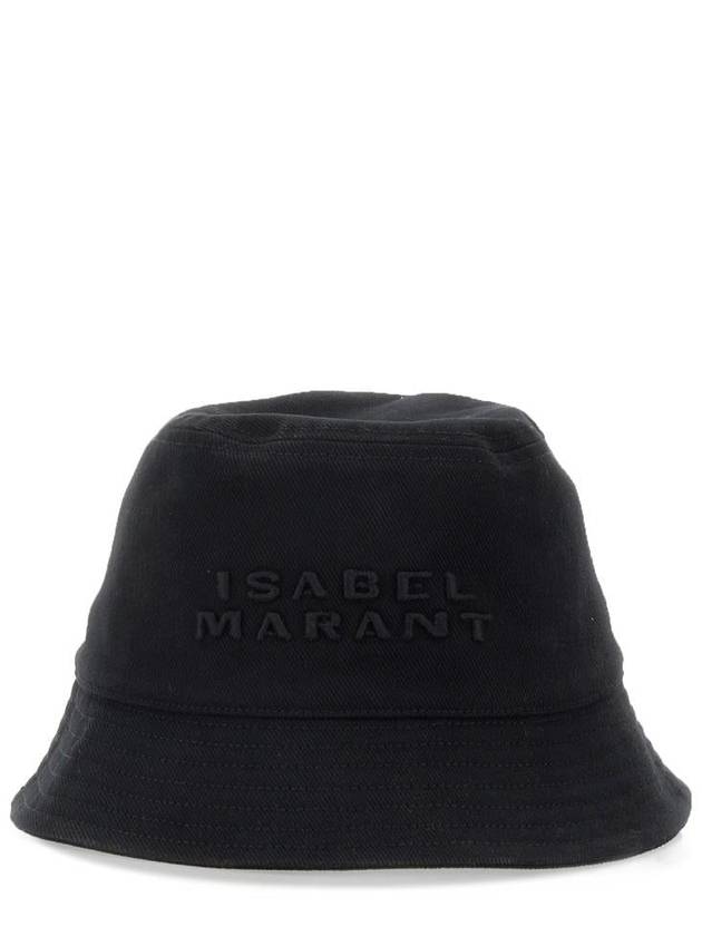 Haley Logo Bucket Hat Black - ISABEL MARANT - BALAAN 2