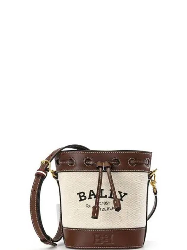 Mini Cleo Bucket Bag Beige - BALLY - BALAAN 2