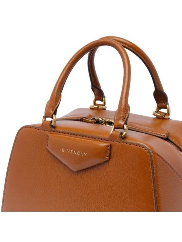 Antigona Cube Mini Bag Brown - GIVENCHY - BALAAN 4