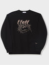 Artwork animal embroidery sweatshirt black - FFEFF STUDIO - BALAAN 2