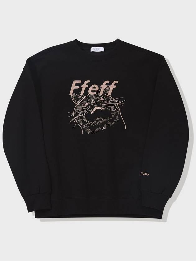 Artwork animal embroidery sweatshirt black - FFEFF STUDIO - BALAAN 2