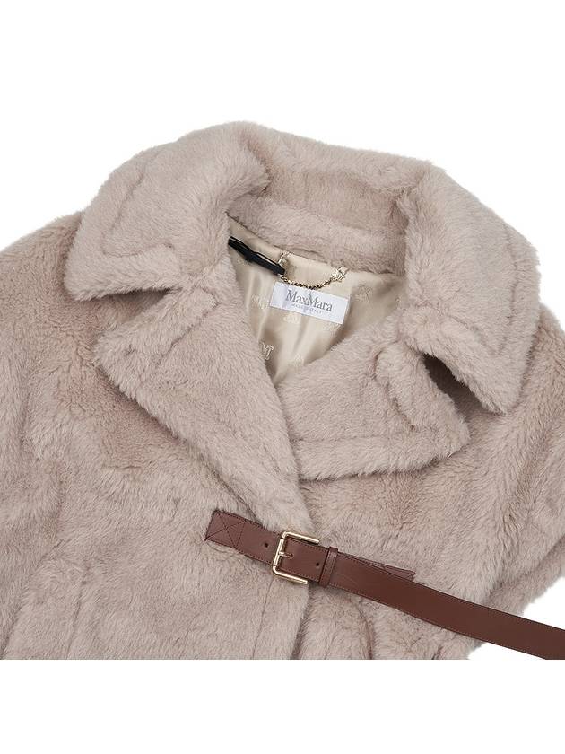 Teddy Belt Cape Beige - MAX MARA - BALAAN 8