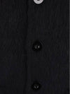 Mohair V-Neck Relaxed Fit Wool Cardigan Black - OUR LEGACY - BALAAN 5