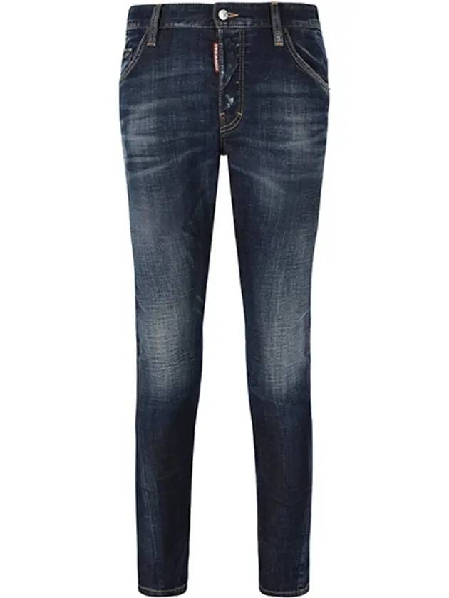 Men's Wash Twist Jeans Blue - DSQUARED2 - BALAAN.