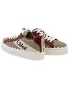 Lauren Leather Converse Low Top Sneakers Brown - CHLOE - BALAAN 4