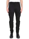 Lens Wappen Cargo Straight Pants Black - CP COMPANY - BALAAN 2