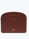 Demi Lune Card Wallet Brown - A.P.C. - BALAAN 2