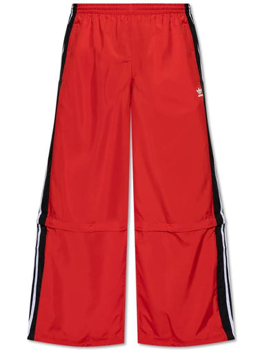 ADIDAS Originals Wide-leg Trousers, Unisex, Red - ADIDAS ORIGINALS - BALAAN 1