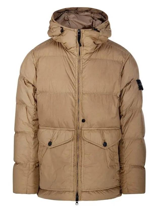 Crinkle Reps Re-Nylon Down Padding Beige - STONE ISLAND - BALAAN 2