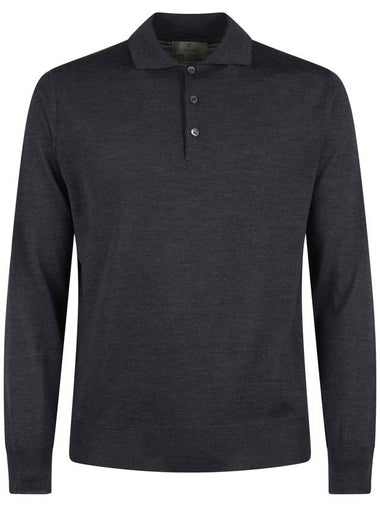 Canali Sweaters Grey - CANALI - BALAAN 1