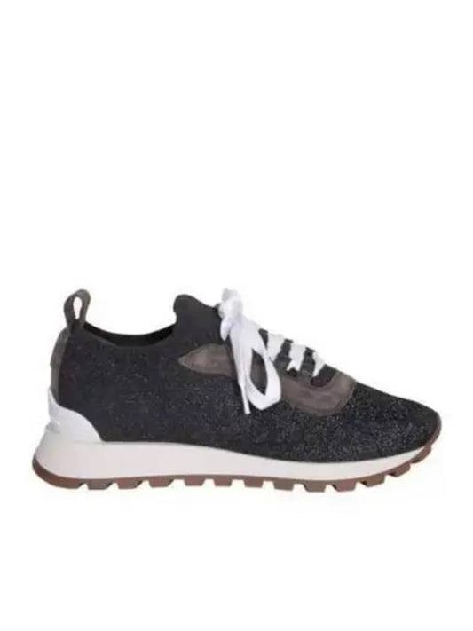Gray Canvas Sock Sneakers MZ35G2490C2355 B0560955795 - BRUNELLO CUCINELLI - BALAAN.