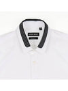 Collar point white cotton solid shirt SH136 - IKALOOOK - BALAAN 4