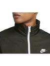 Club Lined Woven Tracksuit Black - NIKE - BALAAN 4