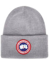 Arctic Disc Torque Wool Beanie Heather Grey - CANADA GOOSE - BALAAN 4