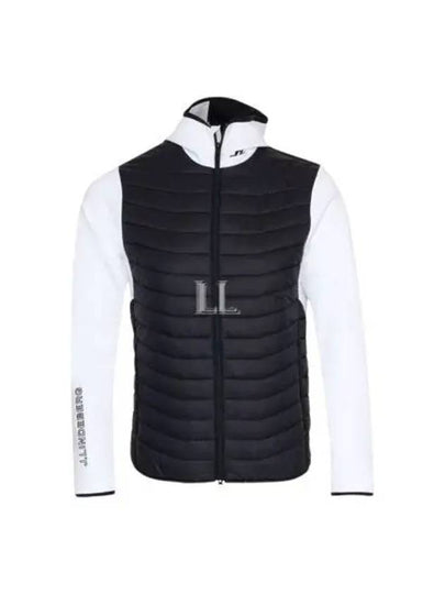 Men's Holden Quilt Hybrid Hooded Jacket White - J.LINDEBERG - BALAAN 2